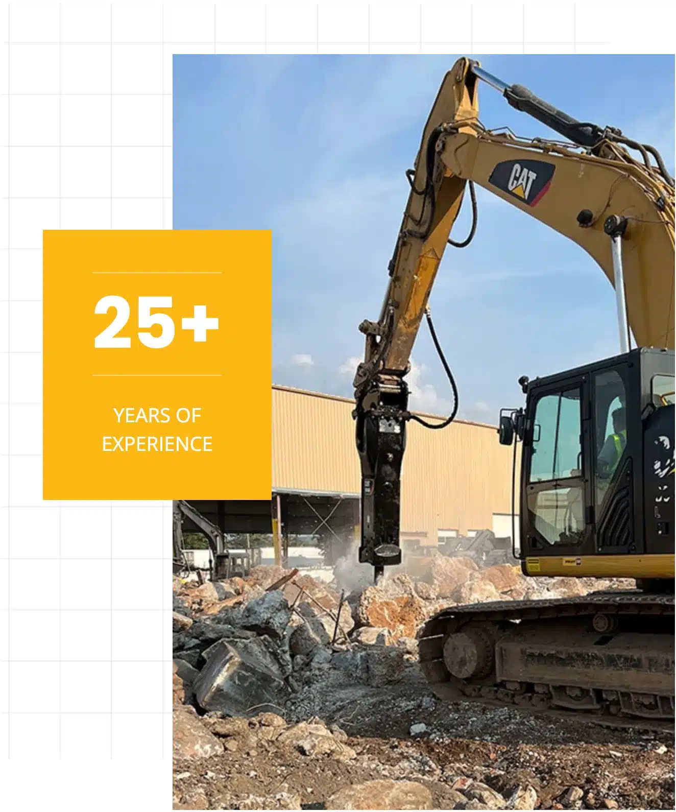 Hydraulic Breaker Services - Over 25 Years Industry Experience